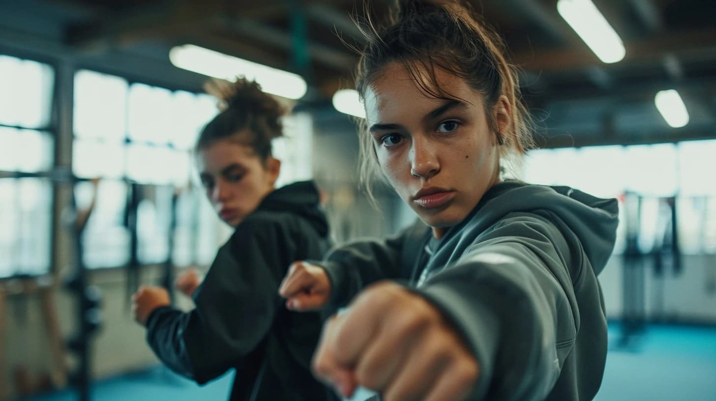 Teens can gain valuable self-defense skills through classes that focus on building confidence, situational awareness, and effective techniques for personal safety in challenging situations.