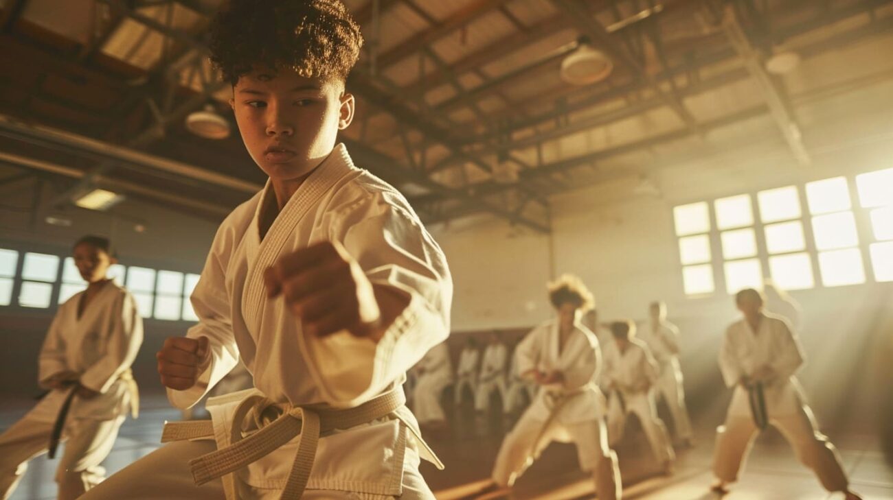 Martial arts teaches physical self-defense skills and a strong fighting spirit, helping individuals of any age group remain calm, de-escalate conflicts, and respond effectively when they feel threatened.